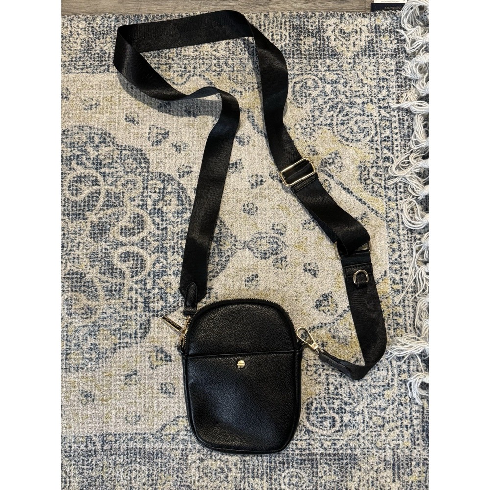 Mali And Lili Vegan Leather Small Crossbody Bag With Additional Strap